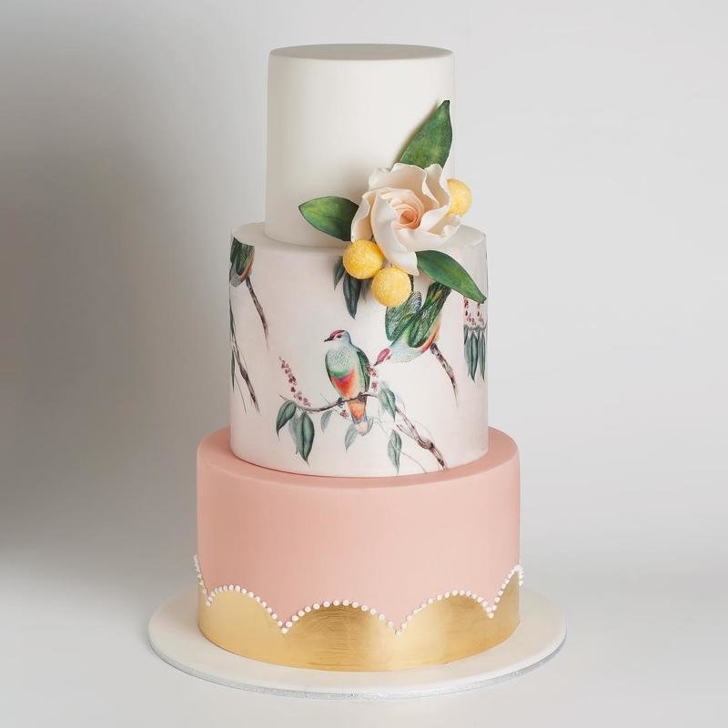 Оригинальный свадебный торт 2811